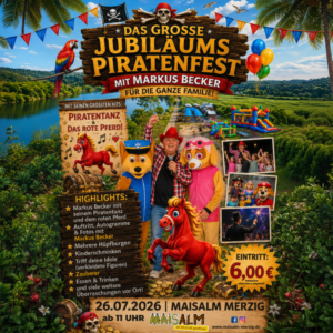 Große Jubiläums-Piratenfest mit Markus Becker  – 26.07.2026